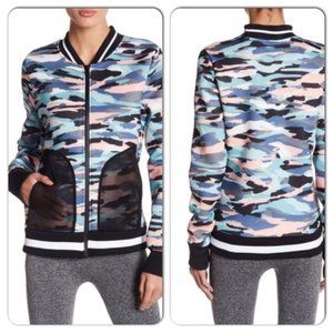 C & C California Camo Scuba Bomber Jacket Size S